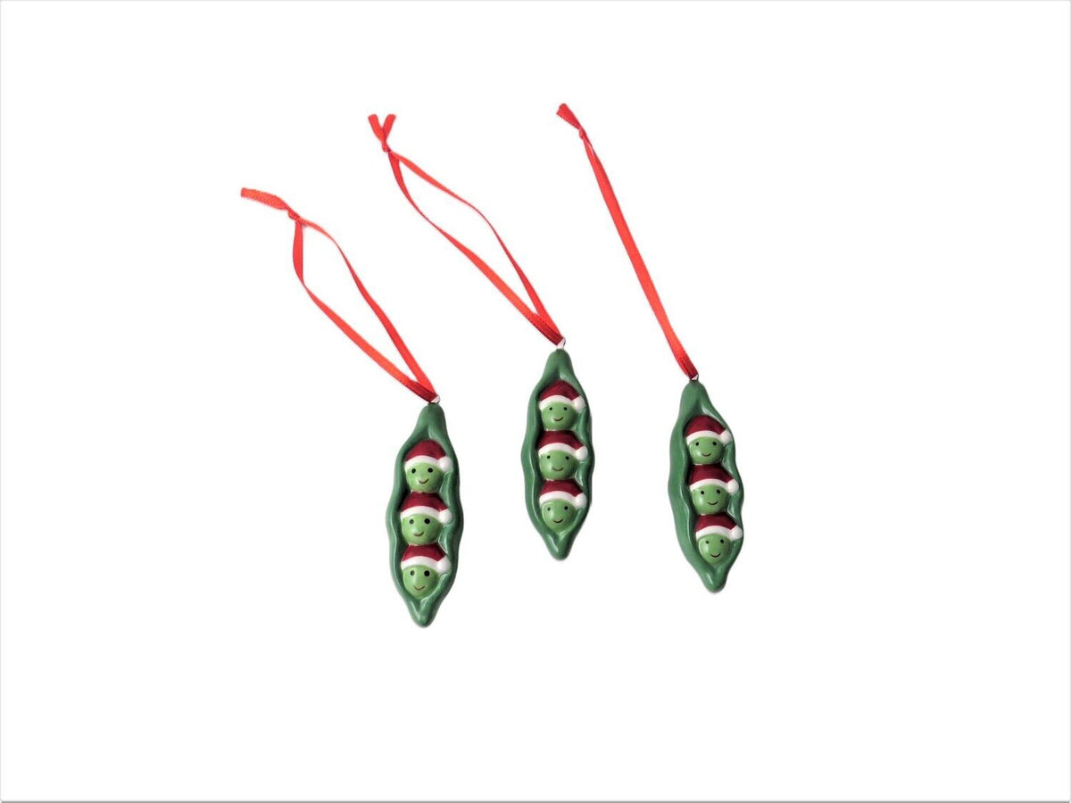 Fun Peas in a Pod Christmas Tree Decoration – 7cm