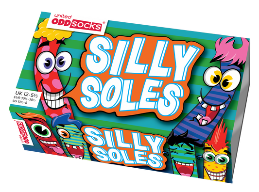 United Oddsocks Silly Soles  Kids Size UK 12-5.5