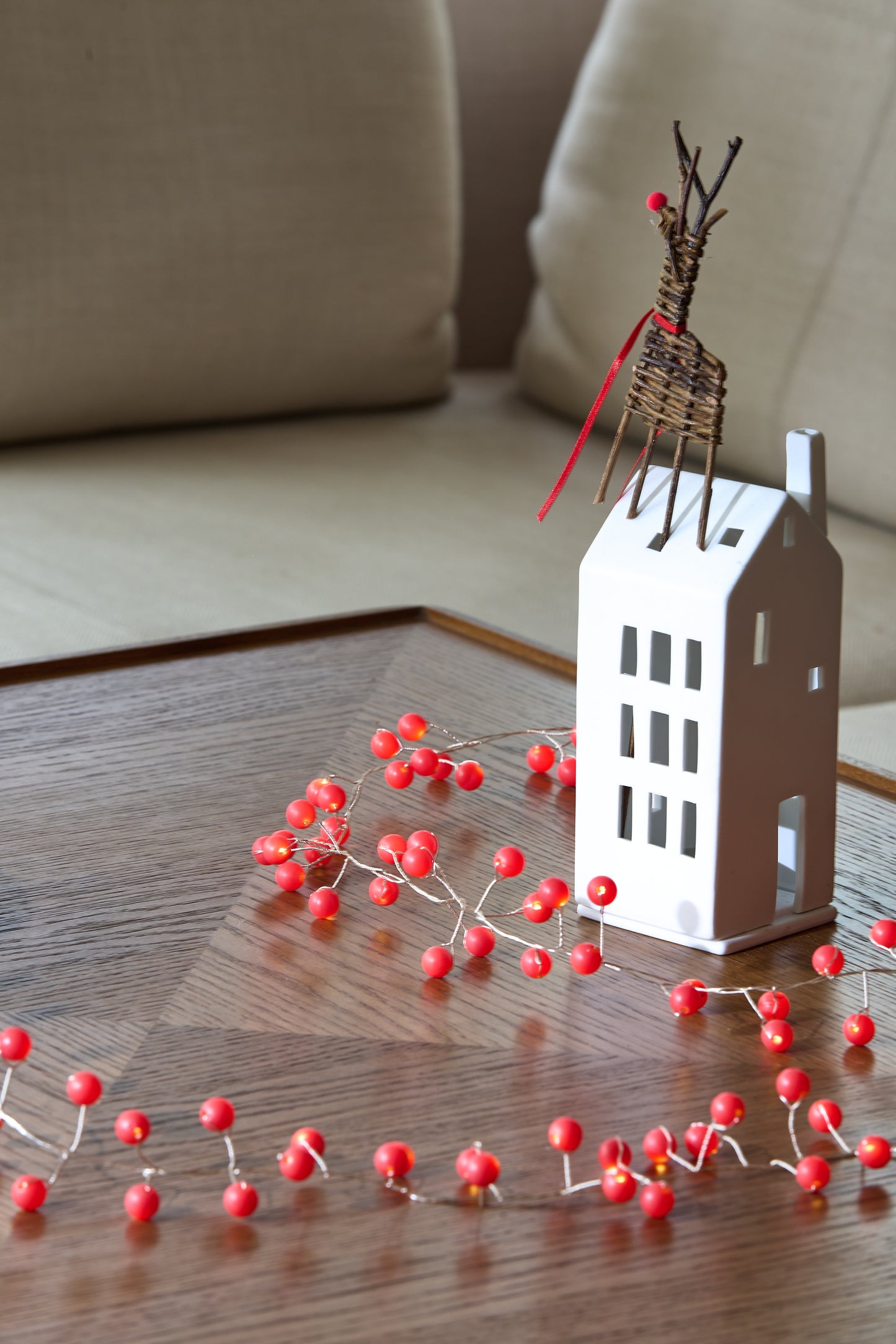 Snowberry Red Fairy Chain Lights - Battery -100 Lights