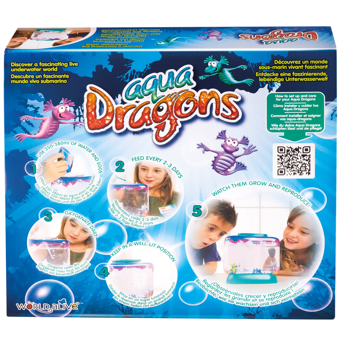 Aqua Dragons Underwater World - Live Aquatic Creatures Hatching & Growing Kit
