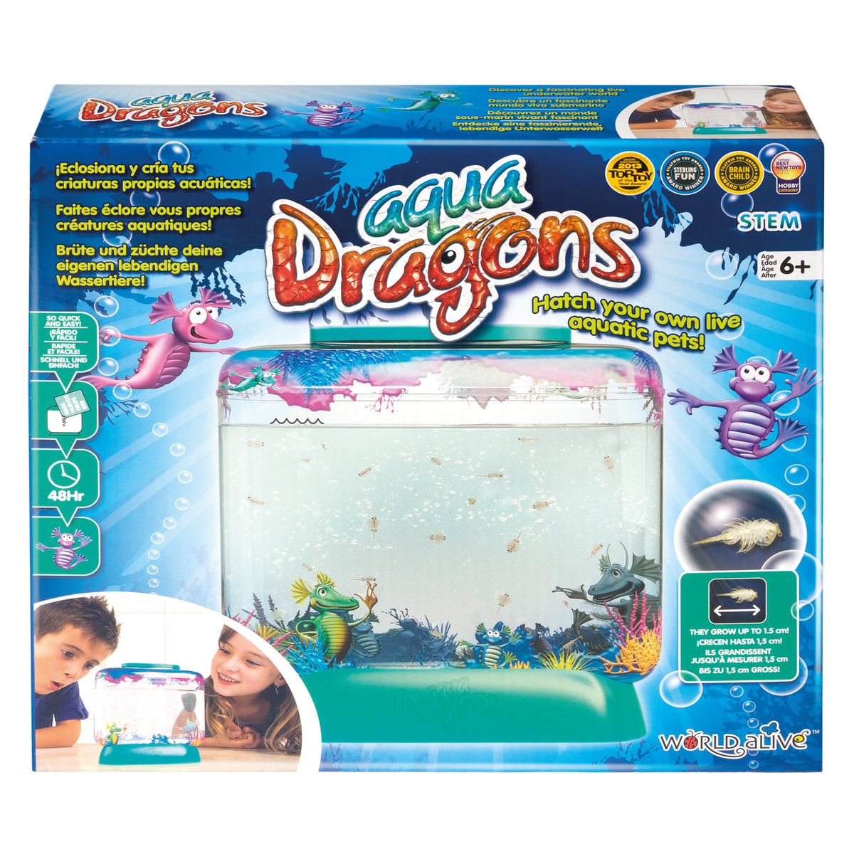 Aqua Dragons Underwater World - Live Aquatic Creatures Hatching & Growing Kit