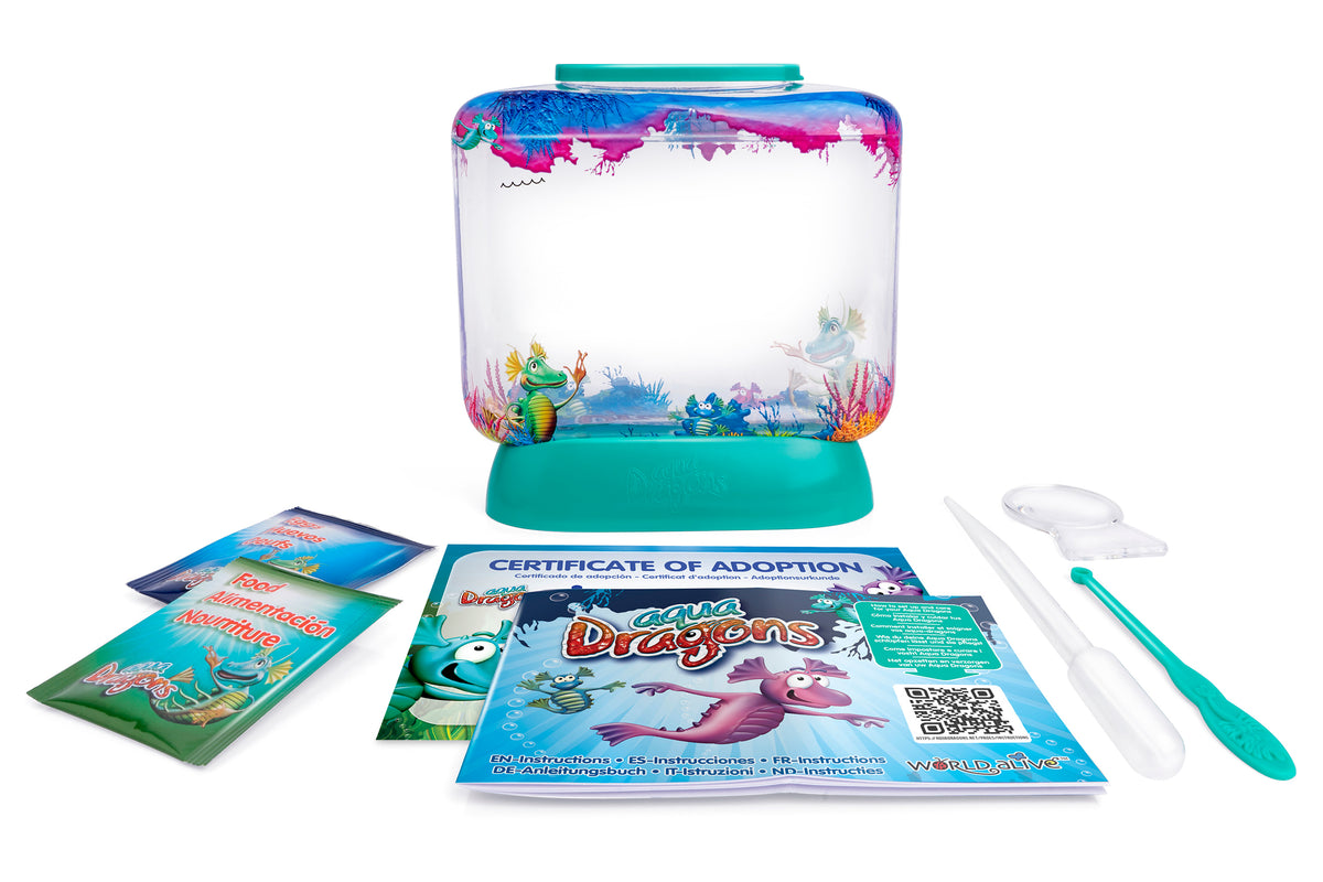 Aqua Dragons Deluxe - LED Aquarium Live Aquatic Creatures Hatching Kit