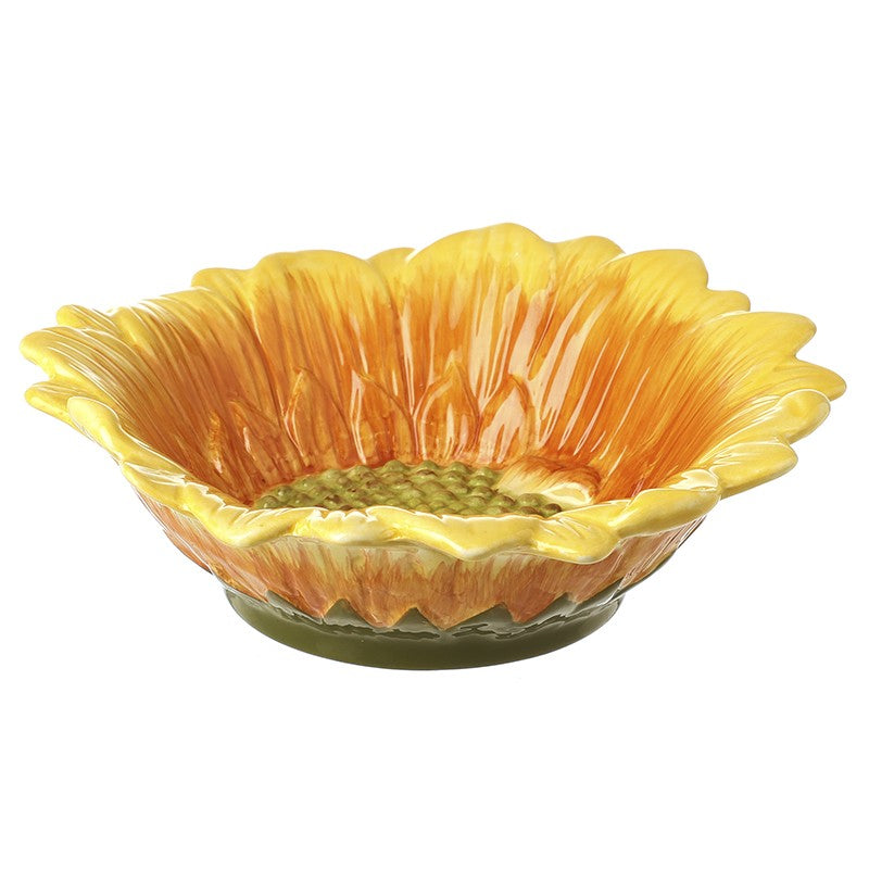 Small Ceramic Sunflower Bowl
