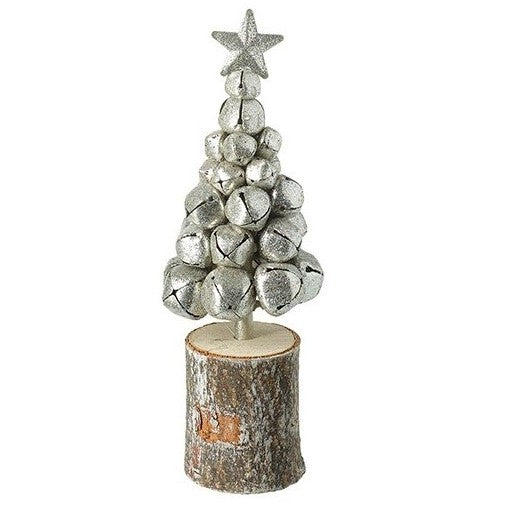 Small Silver Bell Christmas Tree Ornament
