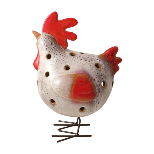 Ceramic Cockerel T-Light Holder