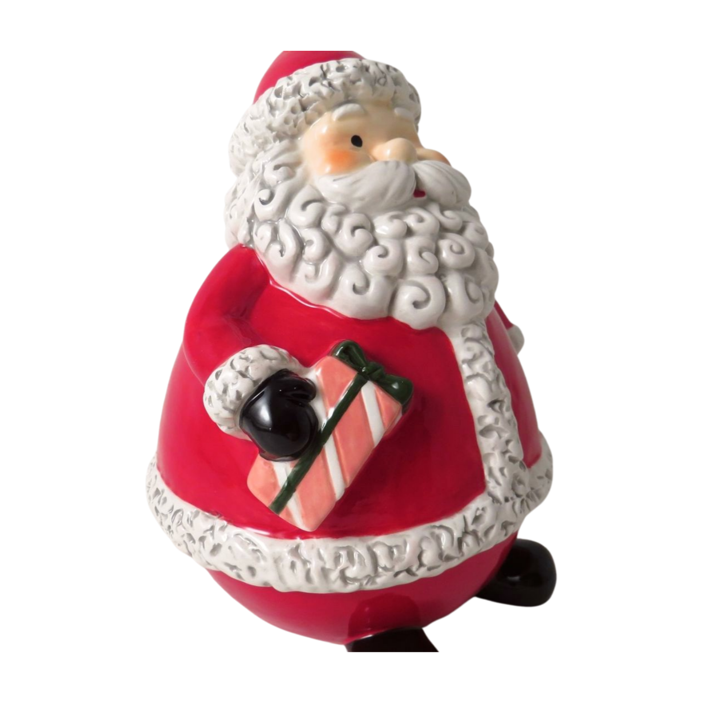 Ceramic Santa Christmas Ornament - 3 Sizes