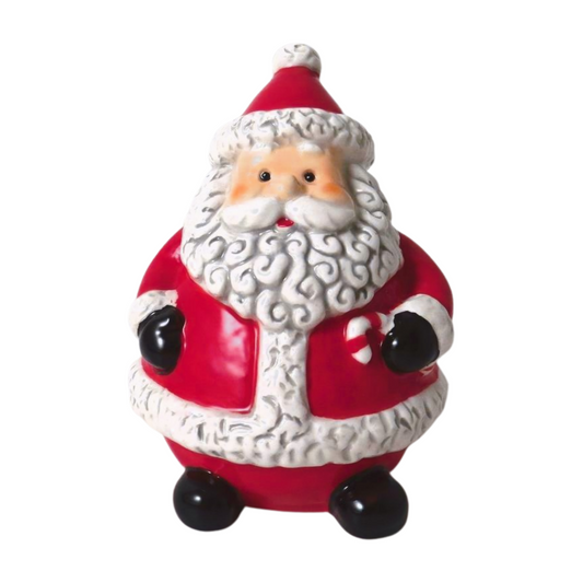Ceramic Santa Christmas Ornament - 3 Sizes