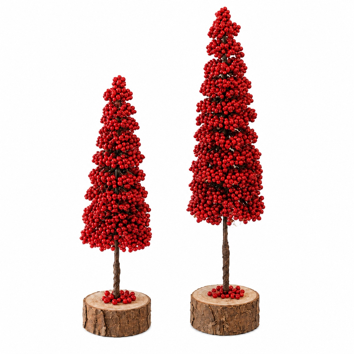 Red Berry Christmas Trees – 21cm or 27cm