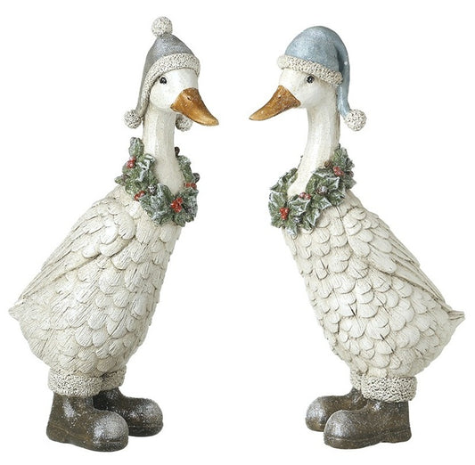 Christmas Duck With Wreath - 2 Designs