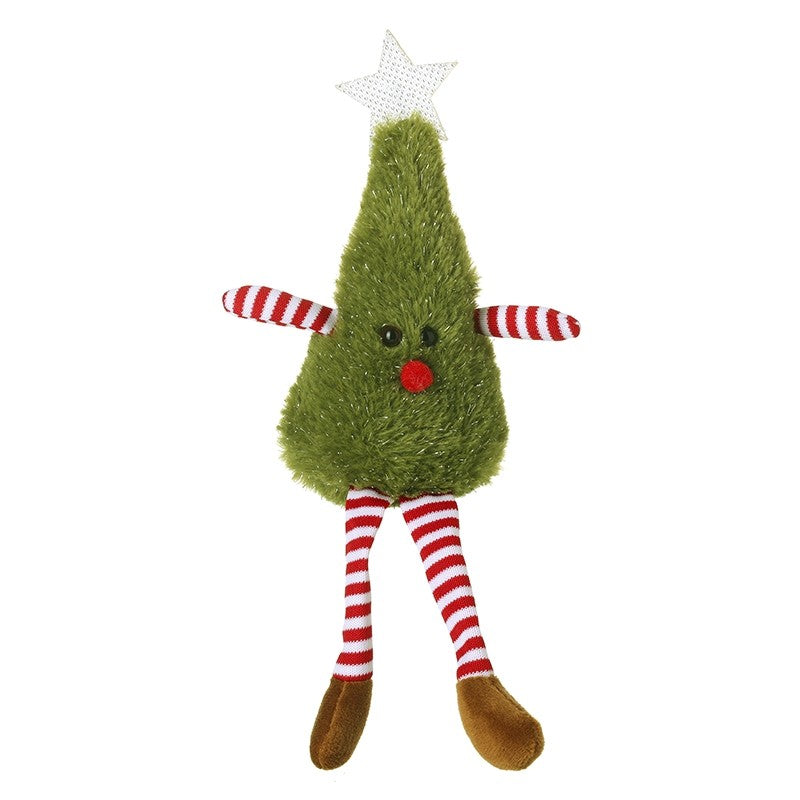 Christmas Tree With Stripey Legs 27cms by Heaven Sends