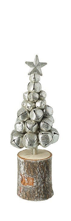 Small Silver Bell Christmas Tree Ornament