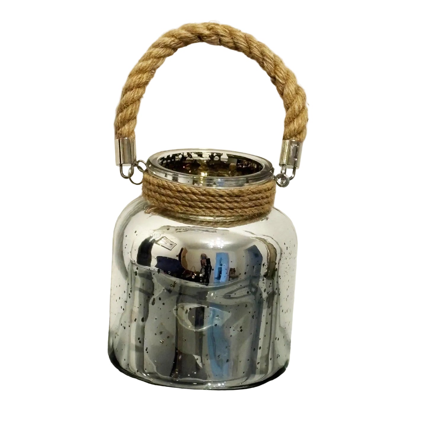 Hurricane Holder With Rope Handle 14x16cms