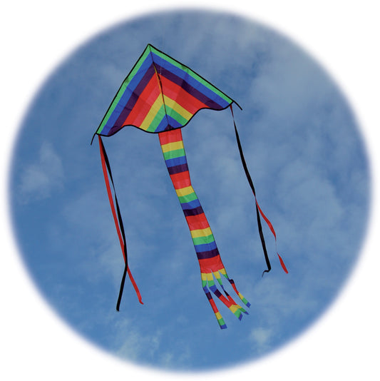 Super Rainbow Flyer Single Line Kite
