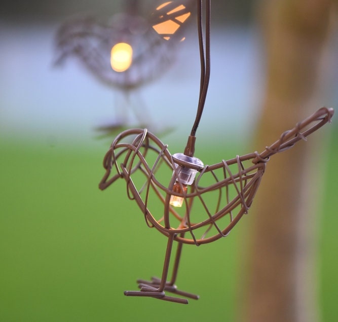 Solar and Or Battery Robin Chain LED String Lights