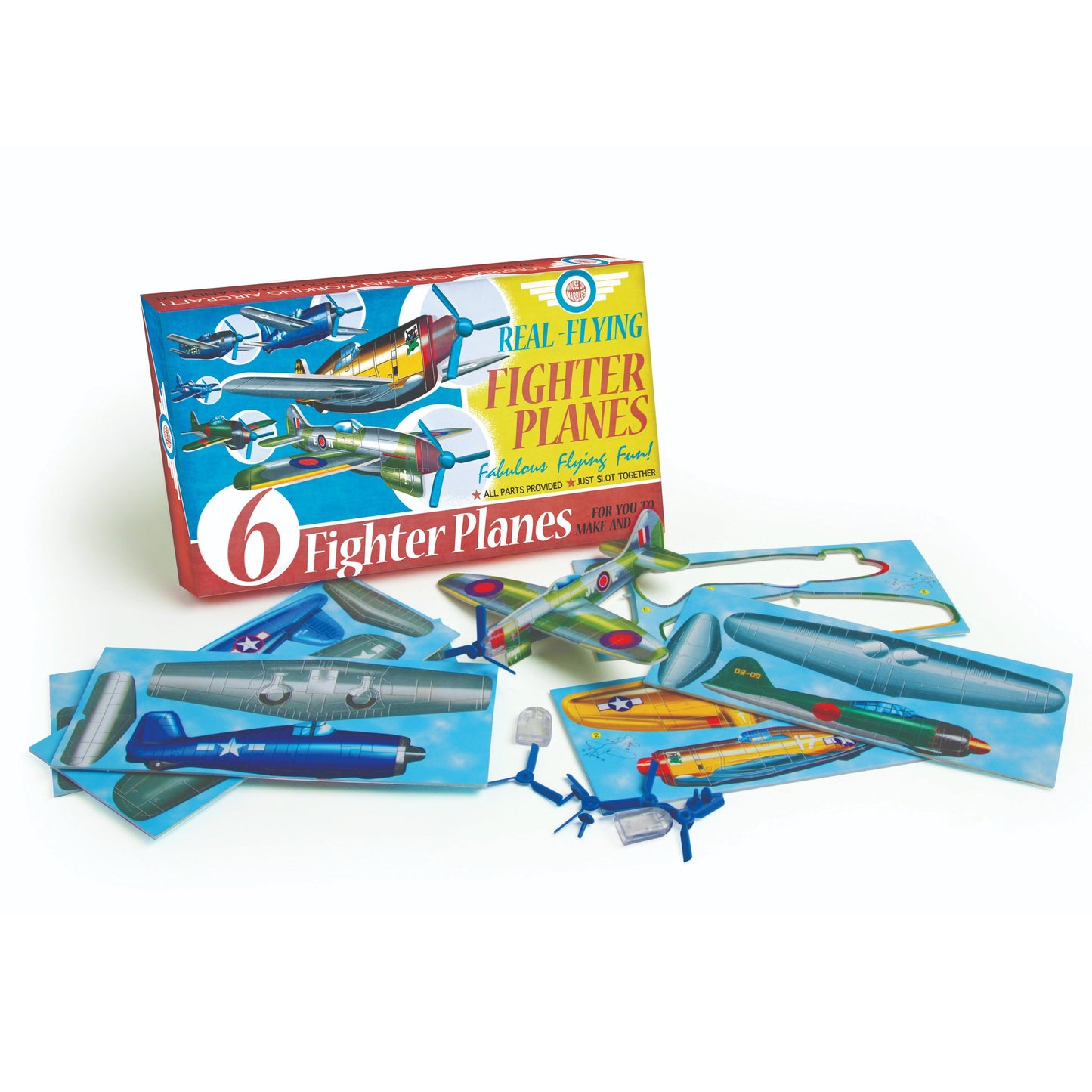 Fighter Planes Kit of 6 Planes