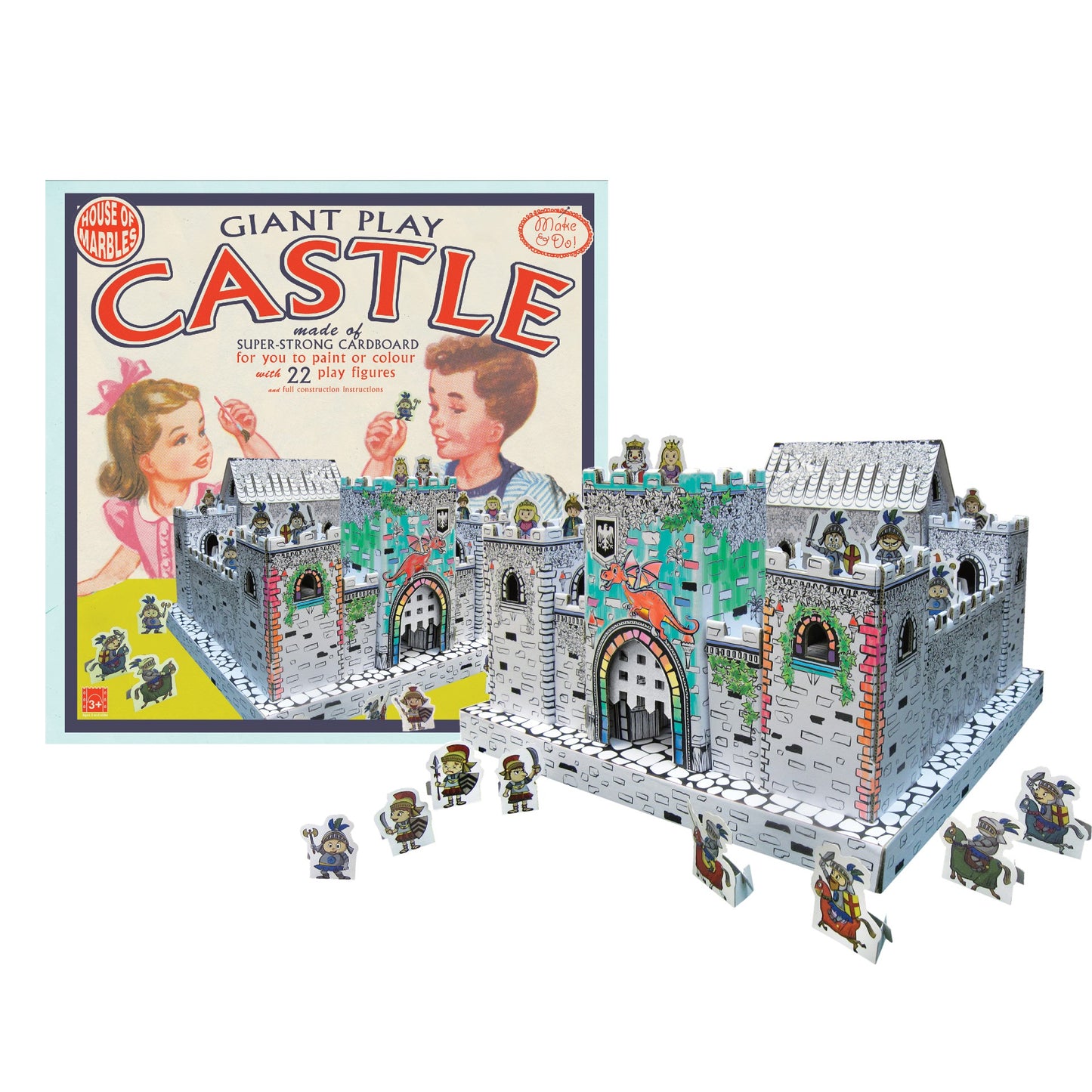 Giant Play Castle - Construct, Paint & Play