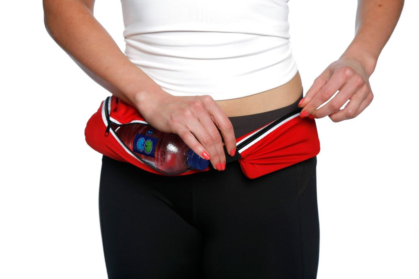 Stretch Pocket Belt with 2 expandable Pockets