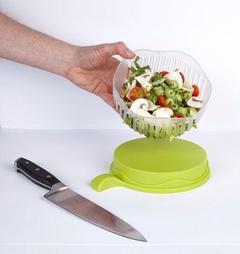 Easy Salad Slicer Bowl Vegetable Fruit Cutter