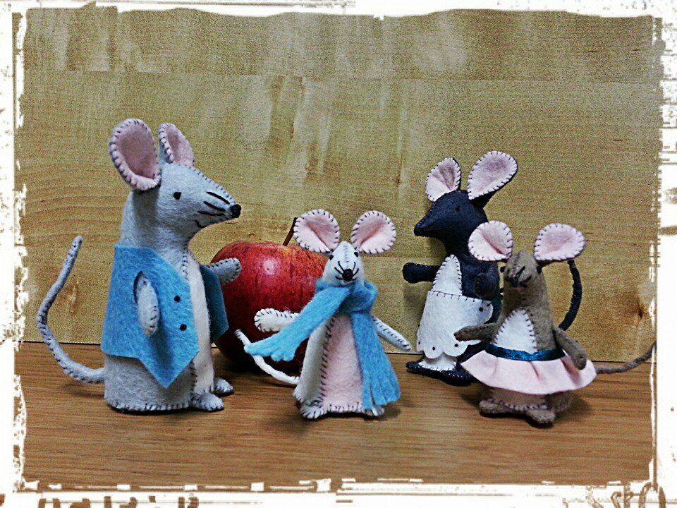 Mouse Family Felt Craft Kit
