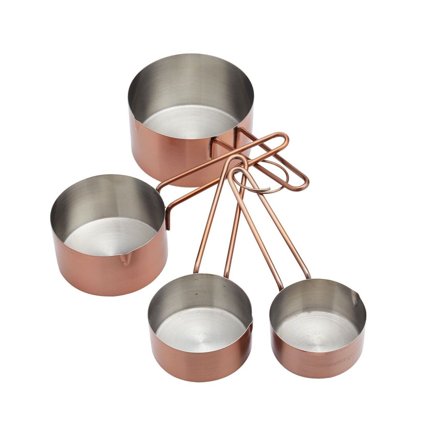 MasterClass Copper Finish Measuring Cup Set or Measuring Spoon Set