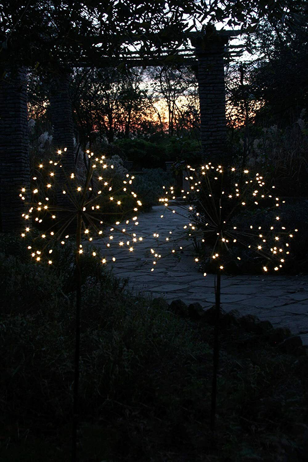 Dandelion 35cm Solar Garden Lights -Outdoor Stake Light - LED Warm White