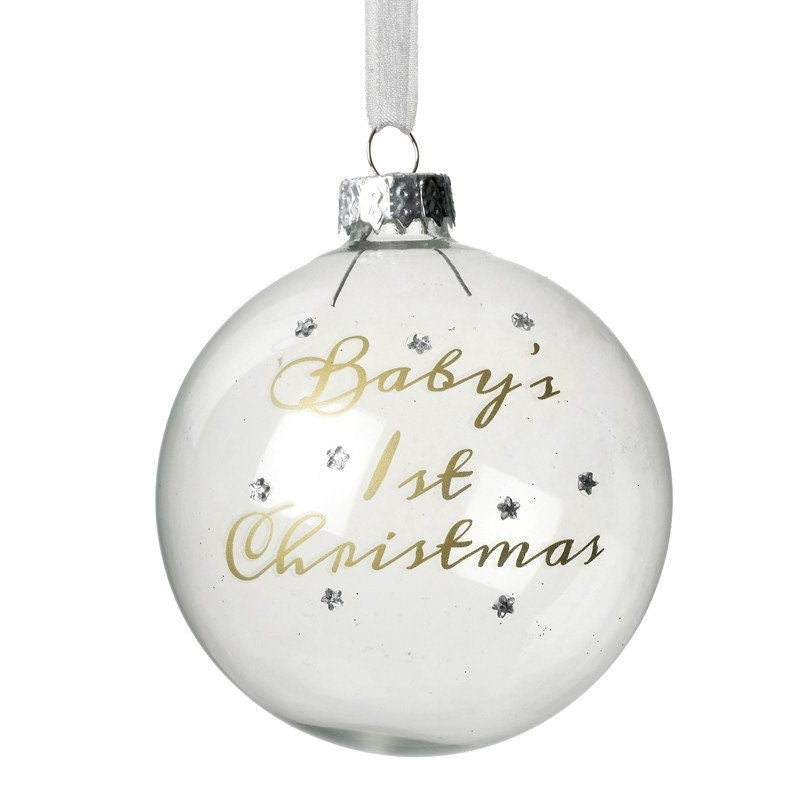 Baby's 1st Christmas Opaque Bauble