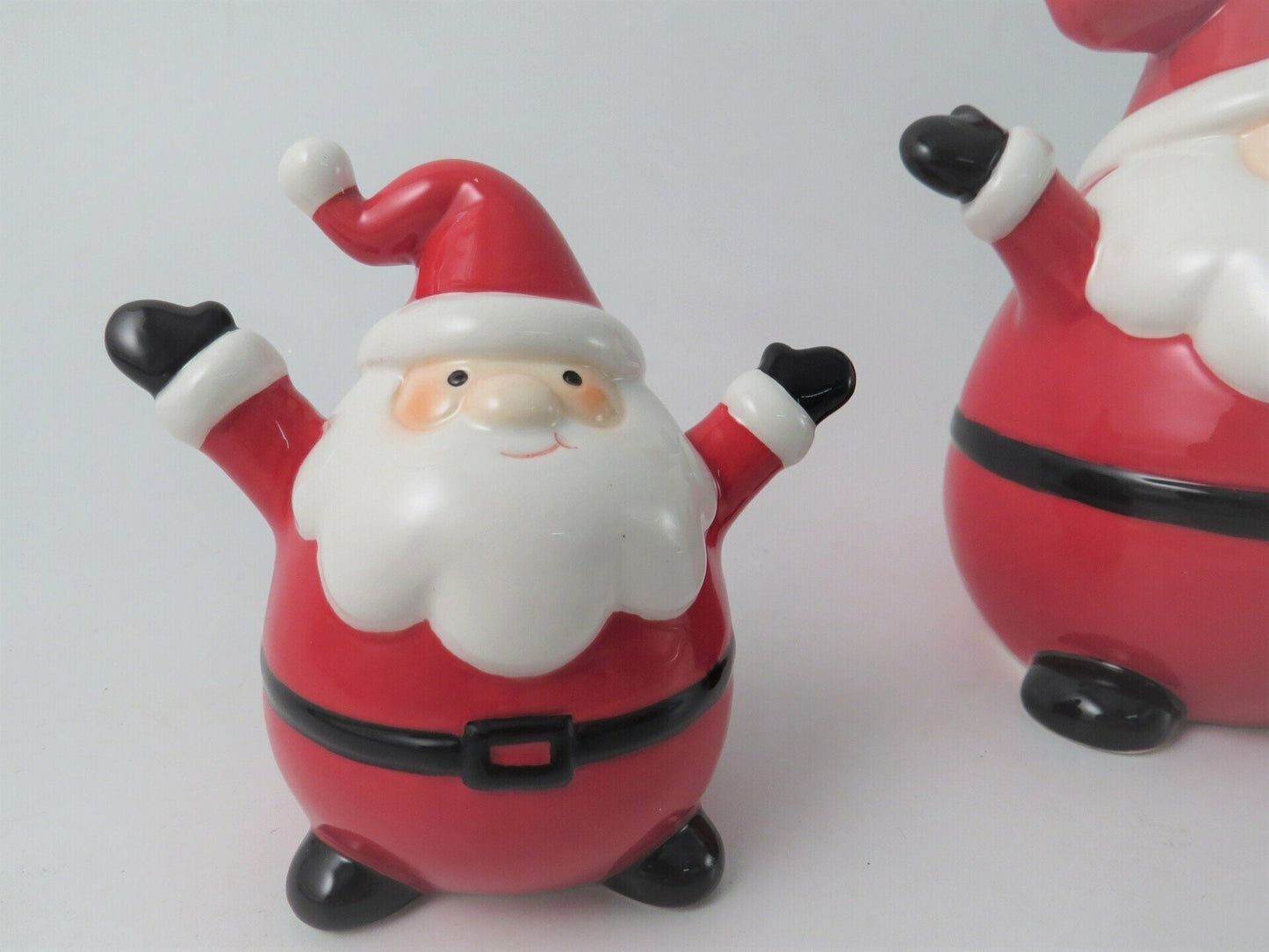 Cheerful Ceramic Santa Christmas Decoration - 4 Sizes