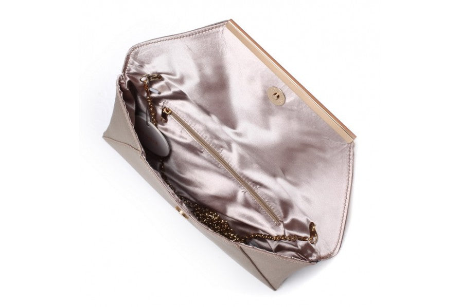 Bessie Evening Sparkling Clutch Bag in Silver
