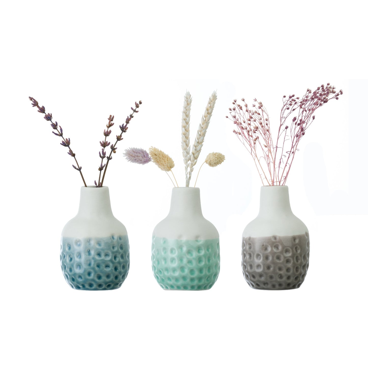 Burgon & Ball Dotty Mini Vase Trio Set