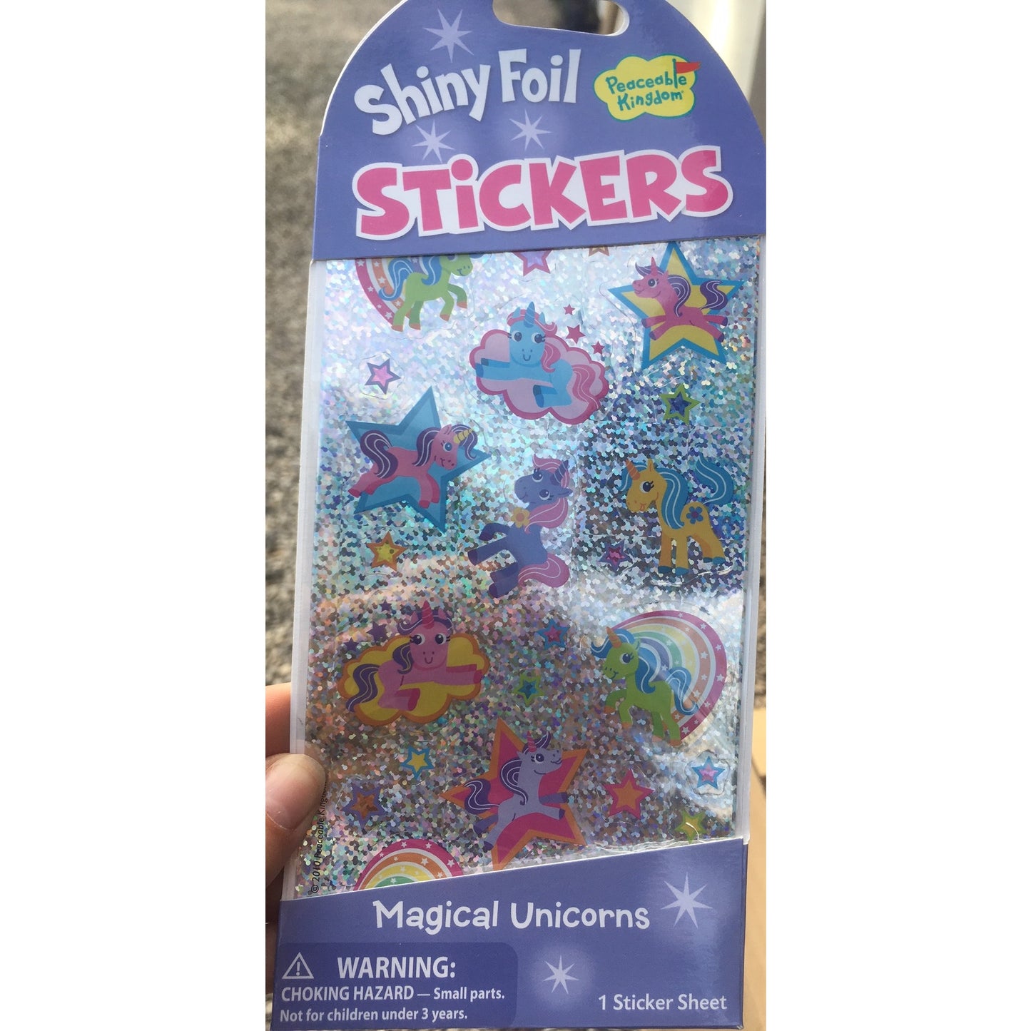 Shinny Foil Stickers - Magical Unicorns