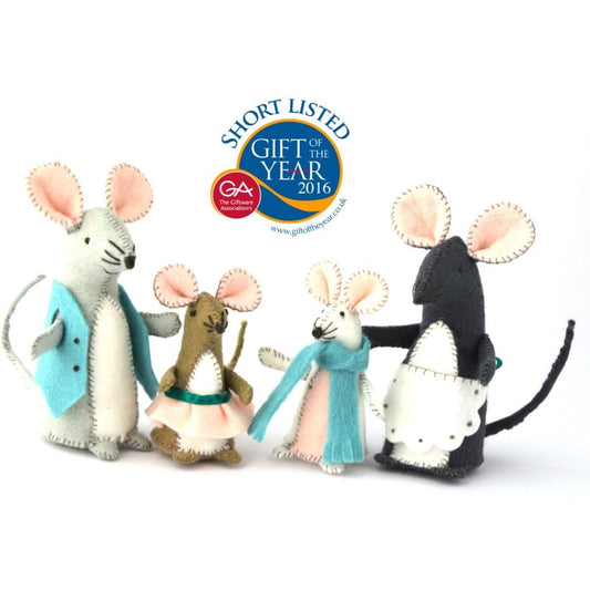 Mouse Family Felt Craft Kit by Corinne Lapierre