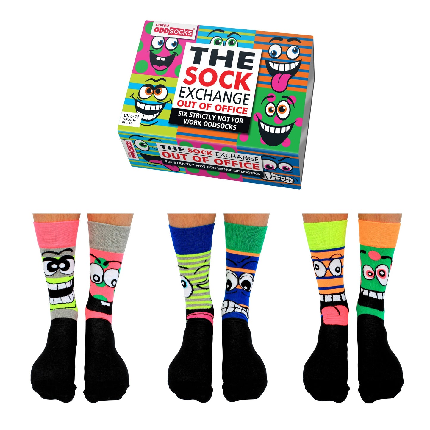 United Oddsocks - The Sock Exchange Out of Office - UK Sizes 6 - 11