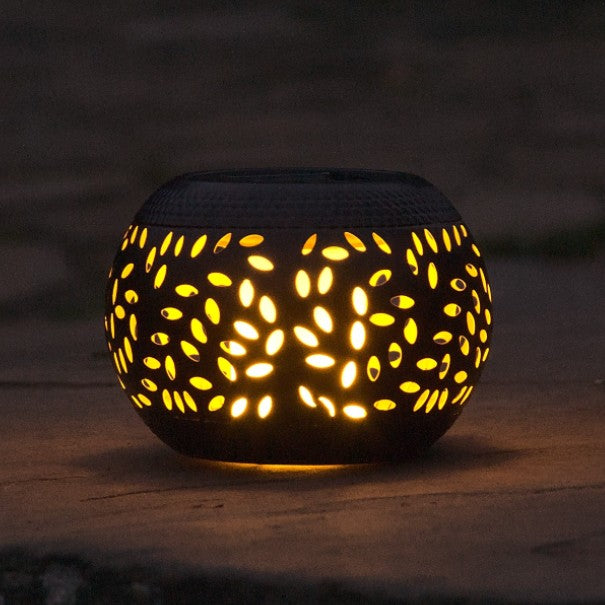 Solar Flame Lantern - LED Outdoor Light - Garden