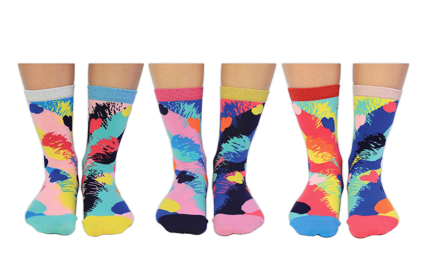 United Oddsocks You're The Best 6 Odd Socks Gift Box-Ladies Size 4-8