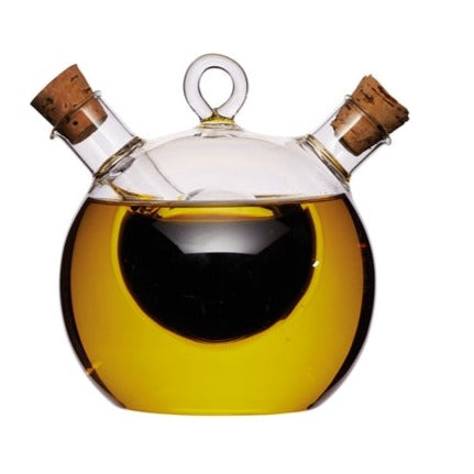 World of Flavours 2-in-1 Round Olive Oil and Vinegar Bottle