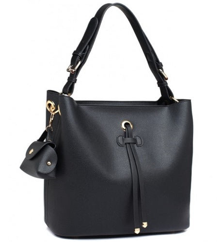 Bessie London Shoulder Bag in Black – Tiger Bay Gifts Ltd
