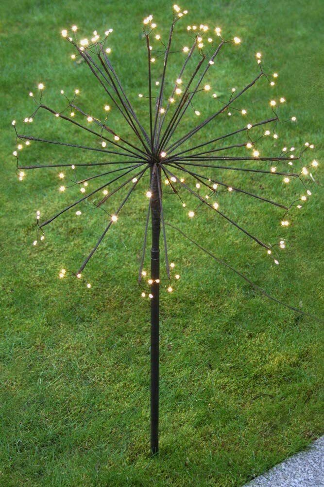 Dandelion 35cm Solar Garden Lights -Outdoor Stake Light - LED Warm White