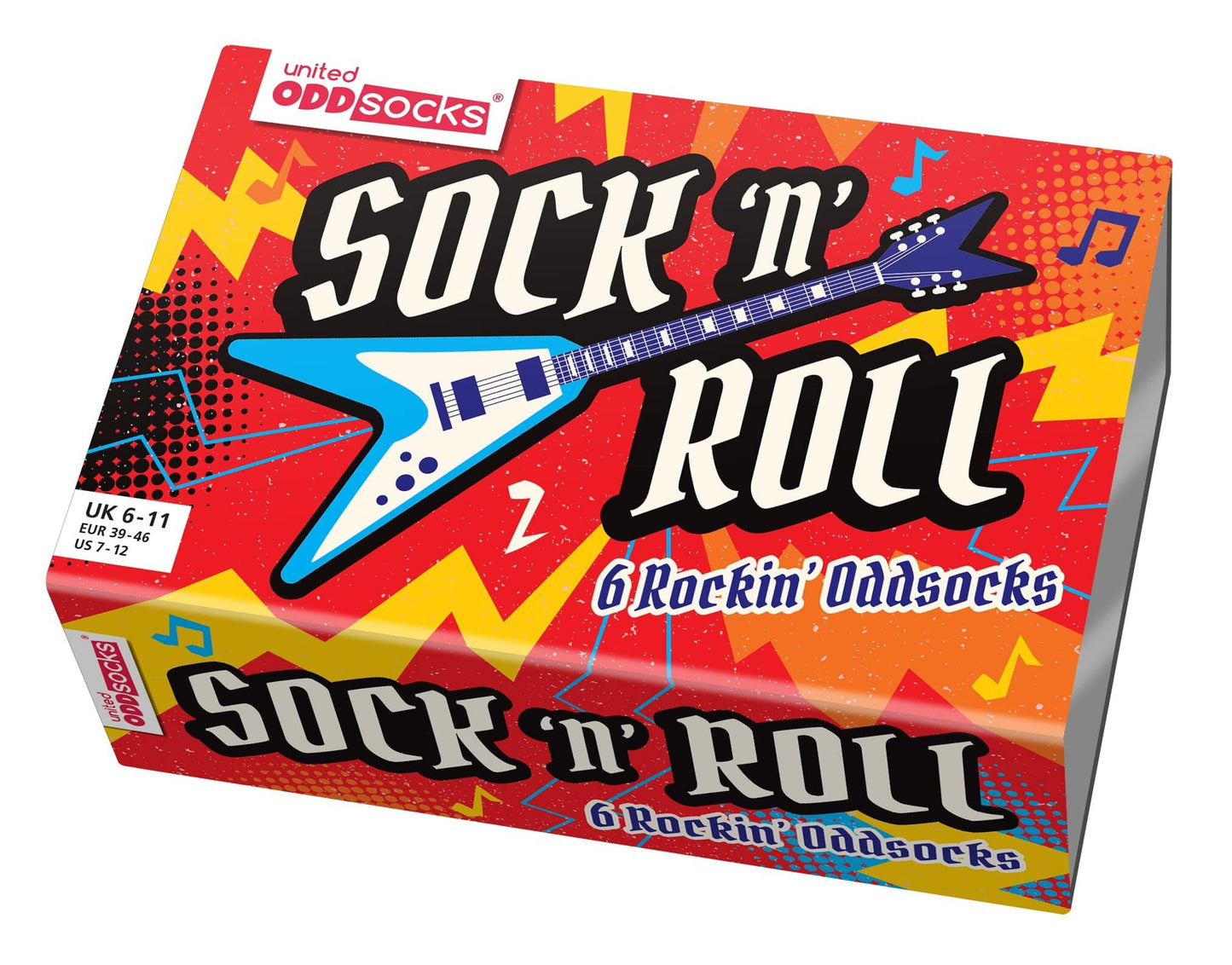 Sock N Roll Set of 6 Odd Socks