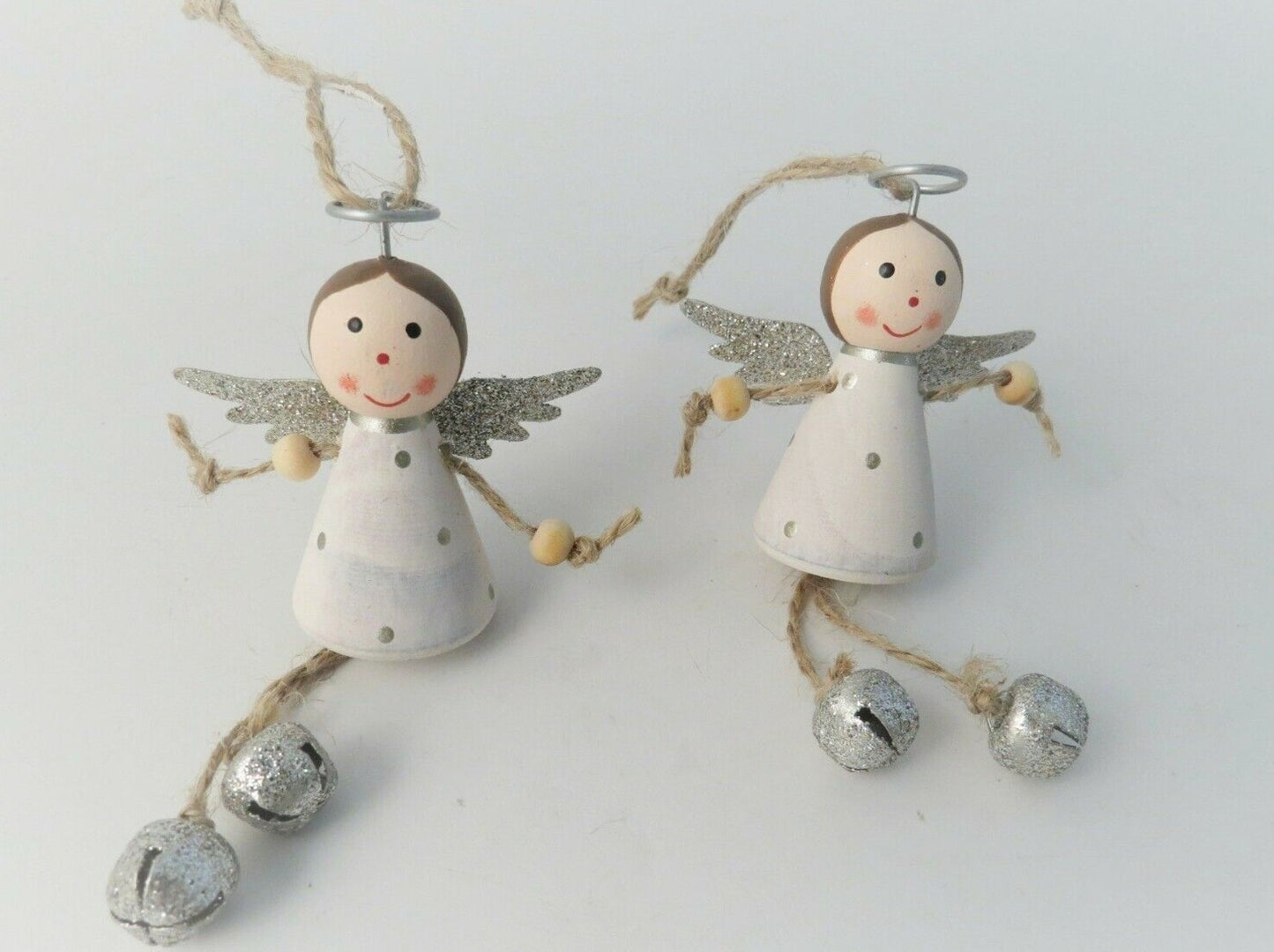 Wooden Angel Hanging Christmas Decorations