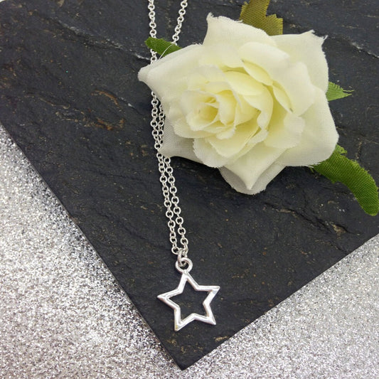 Super Star Necklace by Life Charms -Silver Plated