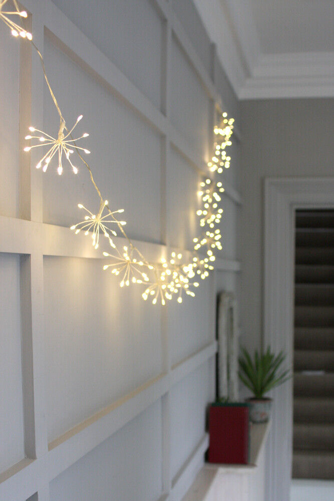 Starburst Chain Lights - Mains or Solar - Indoor or Outdoor