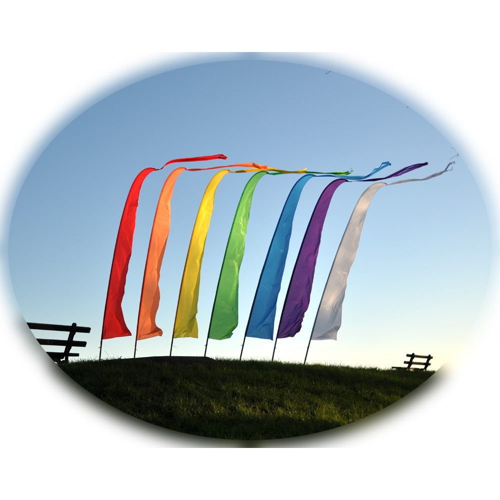Festival Banners 3.75m Flag Kit with Pole & Ground Stake